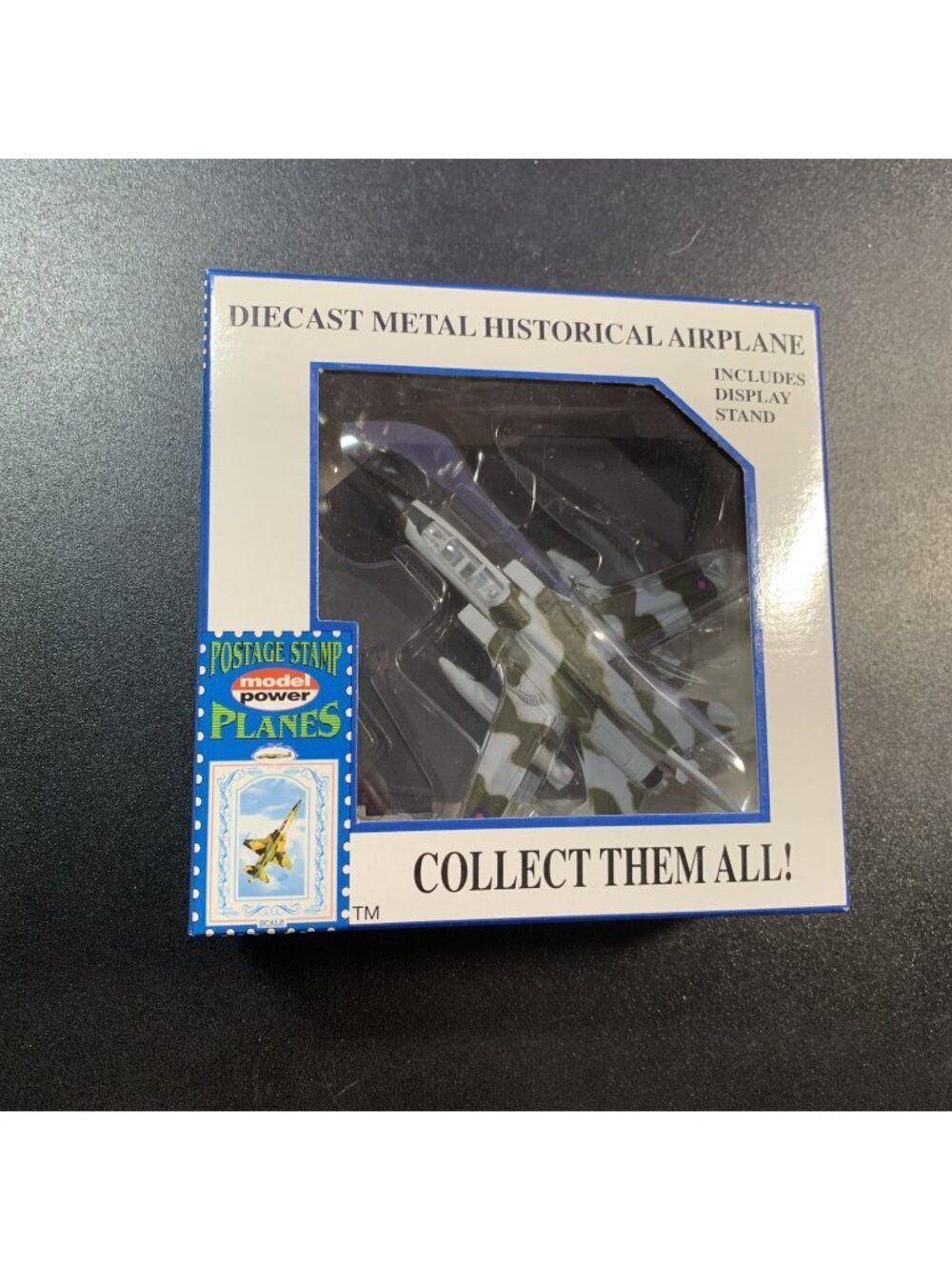 Model Power 5380 Tornado Fighter 1:100 Diecast Postage Stamp Plane NIB Vtg